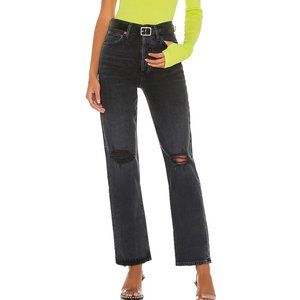 Agolde 90s Pinch Waist High Rise Straight Jean in Howl